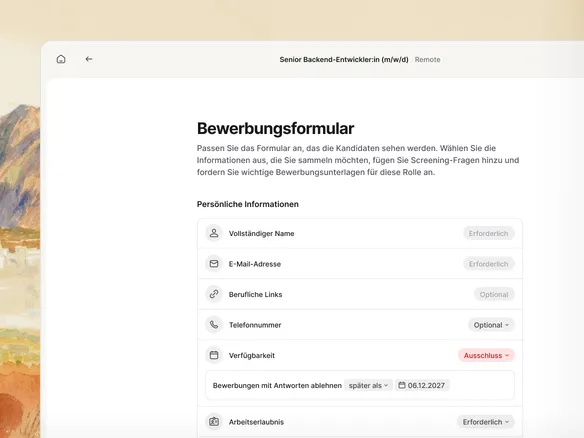 Auto-Tag-Einstellungen in Join mit Routing nach Quell-Jobbörse und Screening-Fragen-Ergebnis