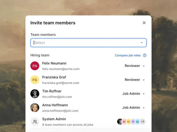 Join roles and permissions two-tier access model